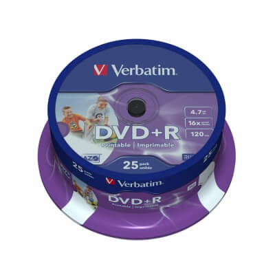 Verbatim printable dvd