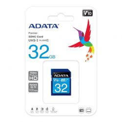 Adata PREMIER SDHC 32GB CLASS 10 UHS-I U1 V10 100/25 MB/S