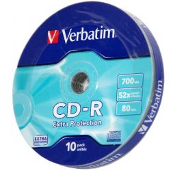 Verbatim CD-R 52X SHRINK (10)