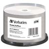 Verbatim CD-R 52x DataLifePlus Wide Print Professional NO ID Cake (50) /43745/